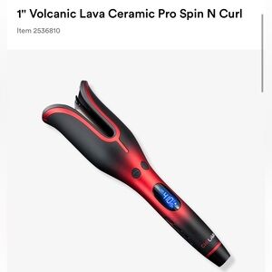 Chi 1” Volcanic Lava Ceramic Pro Spin N Curl